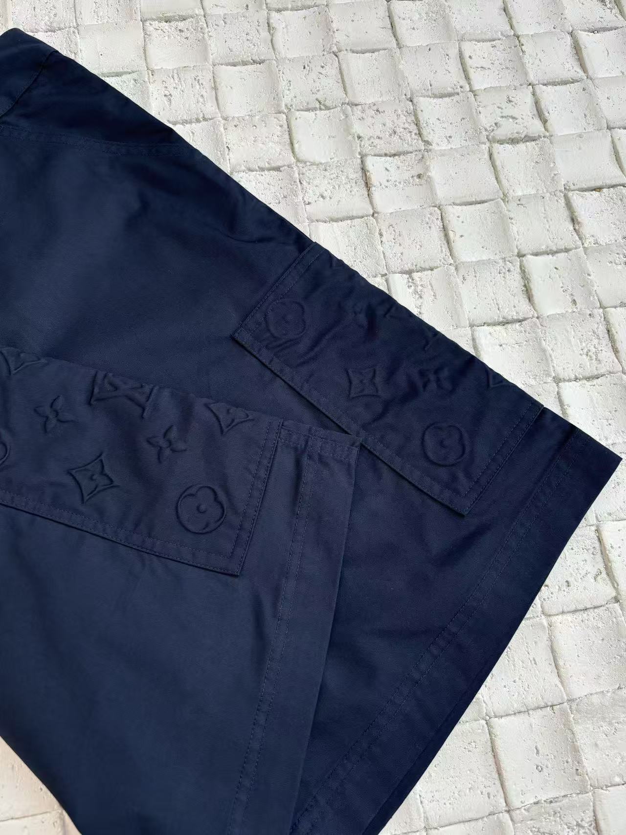 LV モノグラム ポケット ショートスリーブシャツ+モノグラム ポケット カーゴショーツ