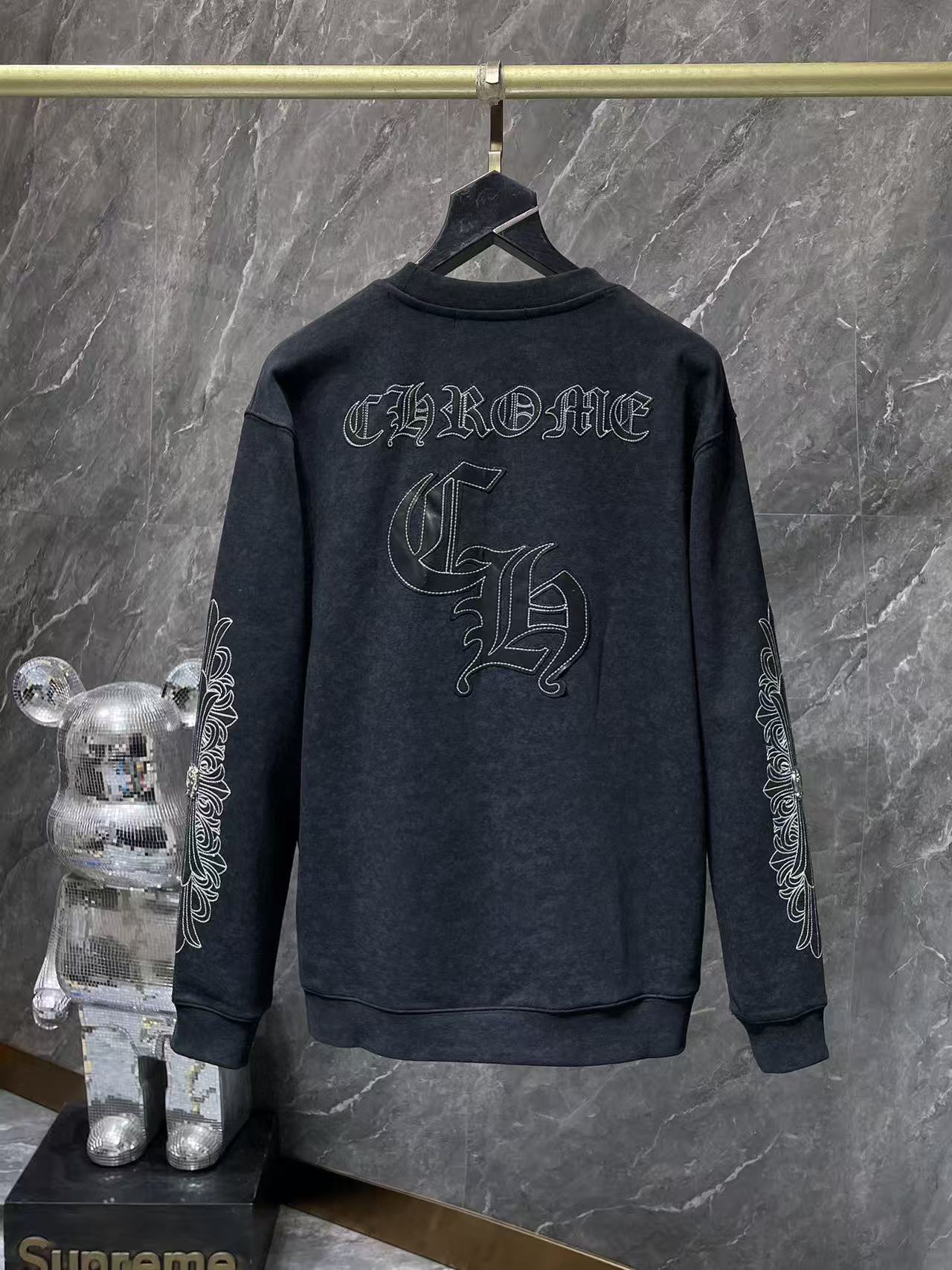 クロムハーツ Chrome Hearts　長袖カットソー(ブラック)