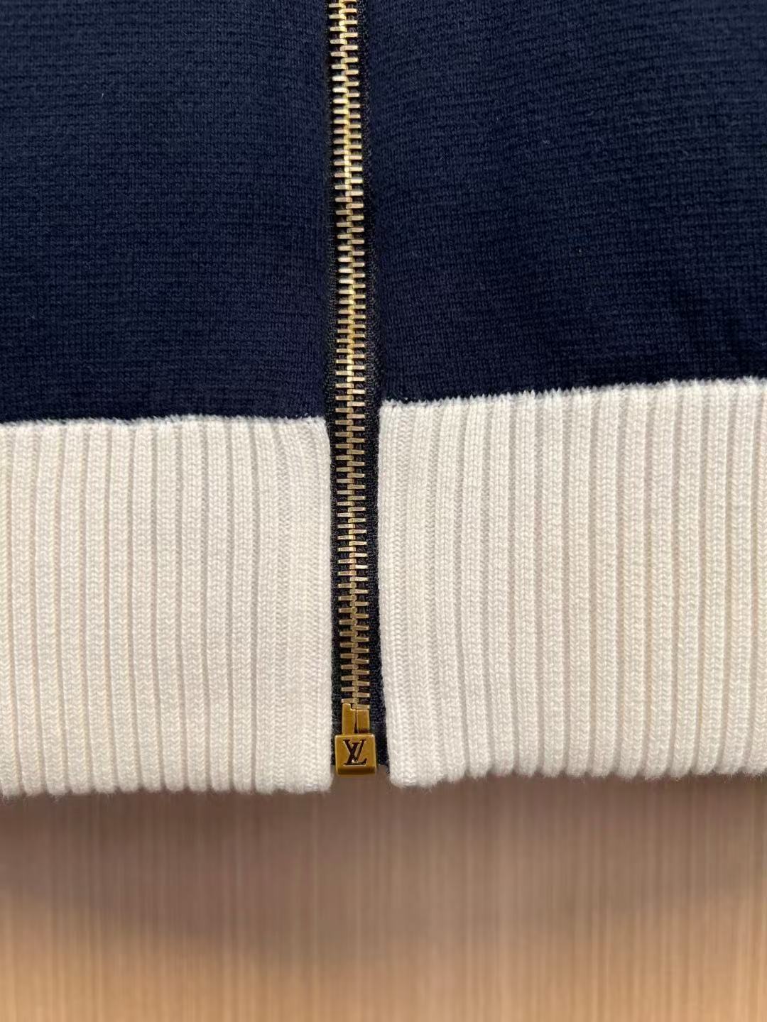 Louis vuitton ニットコットンセーラーブルゾン