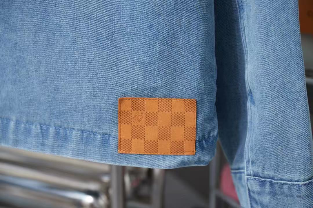 Louis vuitton アップサイクルデニム キャンバスジャケット