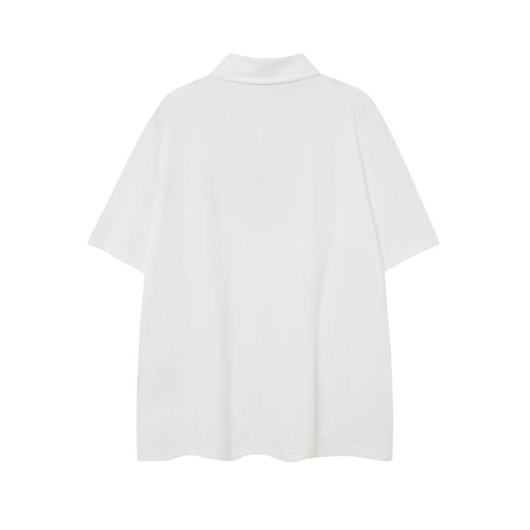 Chrome Hearts　クロムハーツ　高級　ホースシュー　ボタン　ポロシャツ