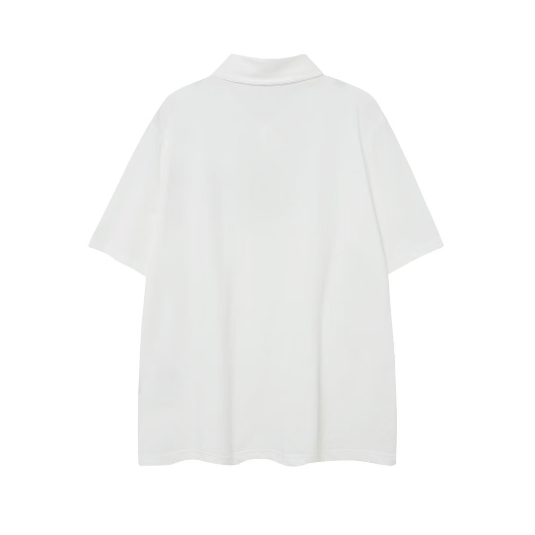 Chrome Hearts　クロムハーツ　高級　ホースシュー　ボタン　ポロシャツ