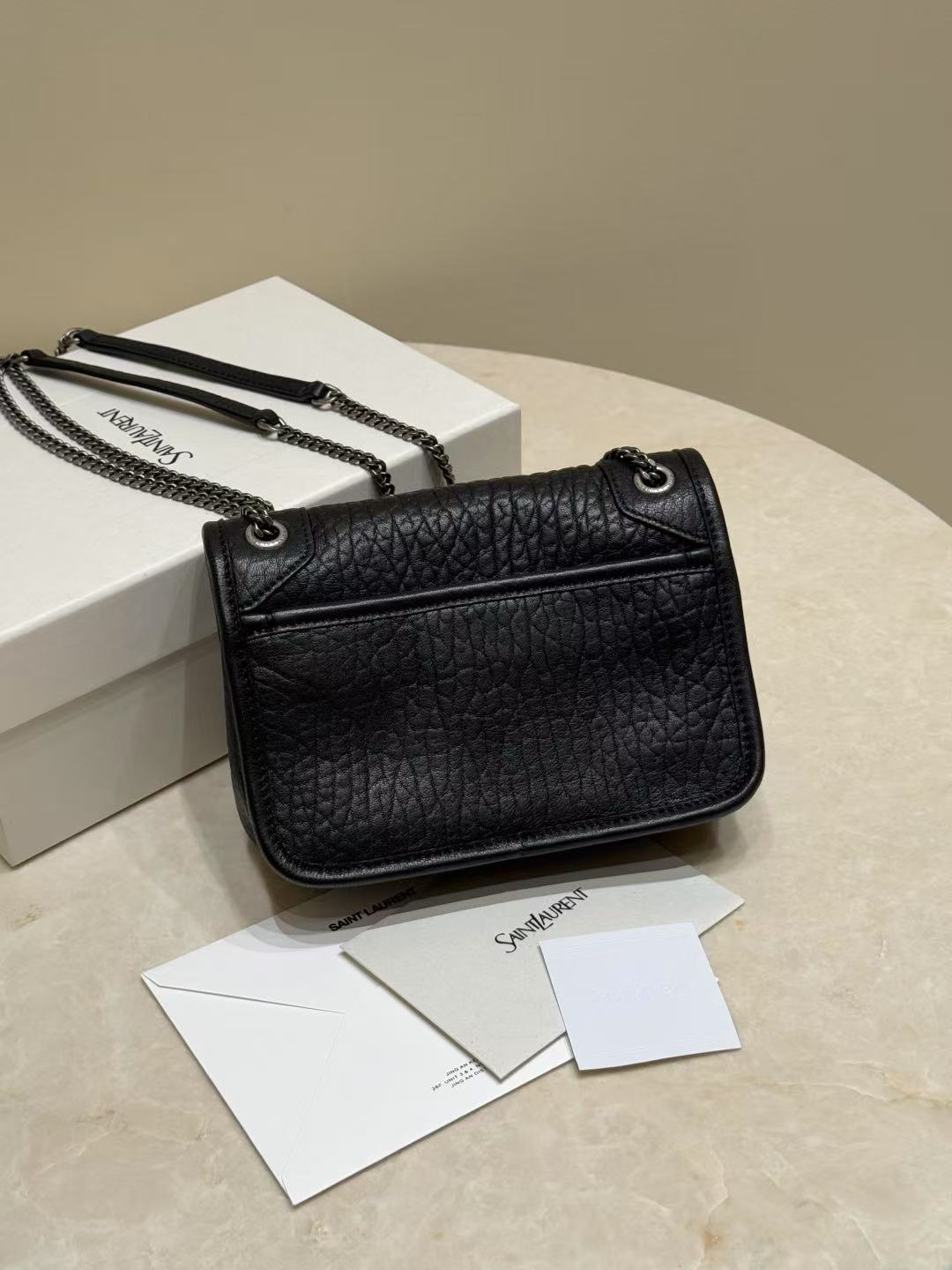  Saint Laurent サンローラン ニキ ミニ（グレインラムスキン）
