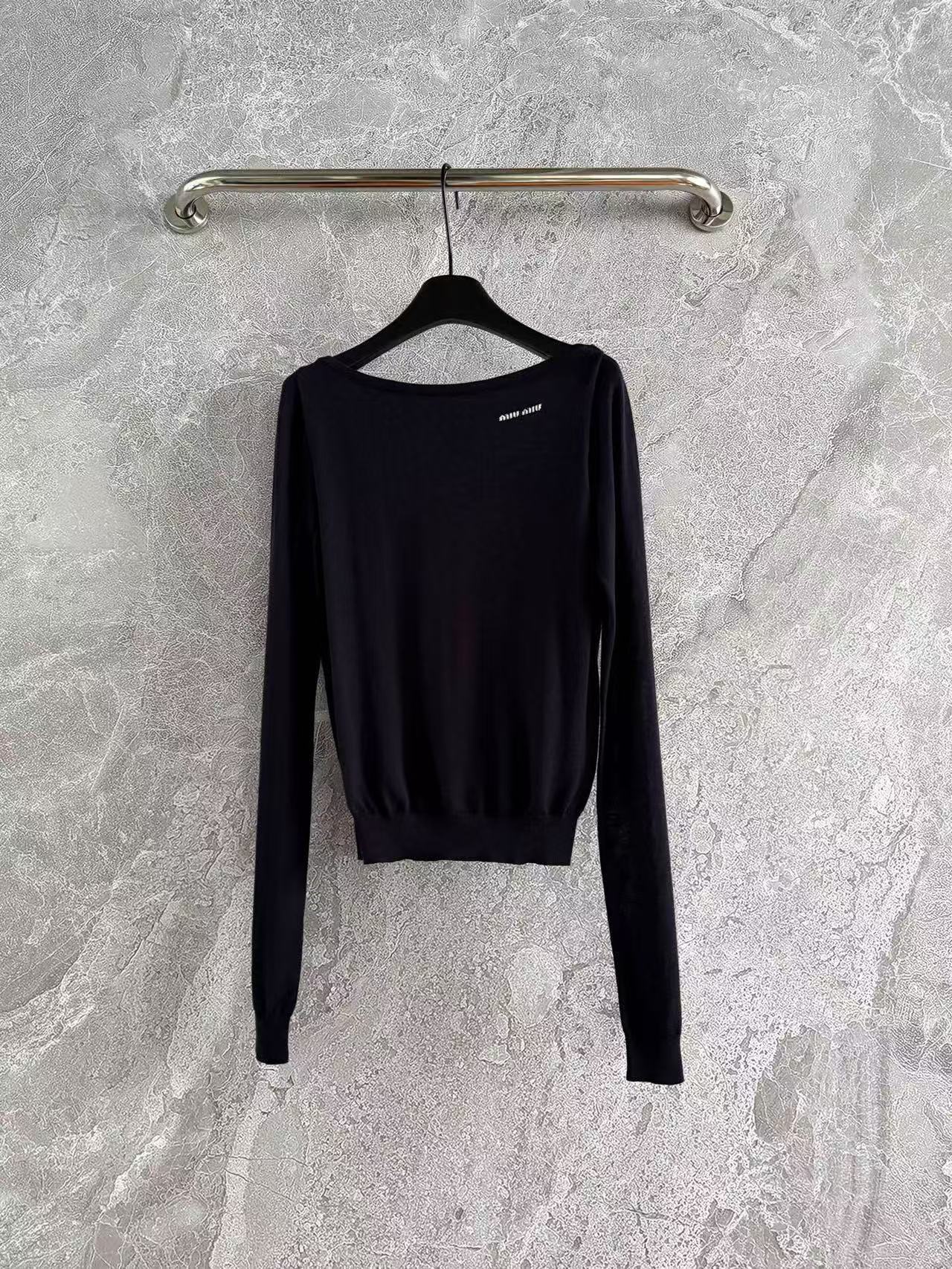 MIUMIU ウール ボートネック セーター