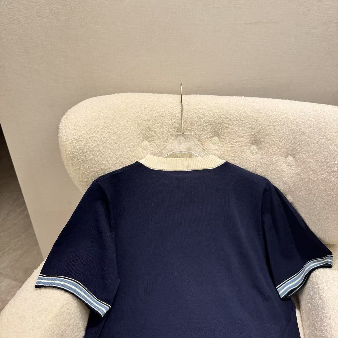 Christian Dior Couture スズラン Tシャツ コットン & カシミヤ ジャージー