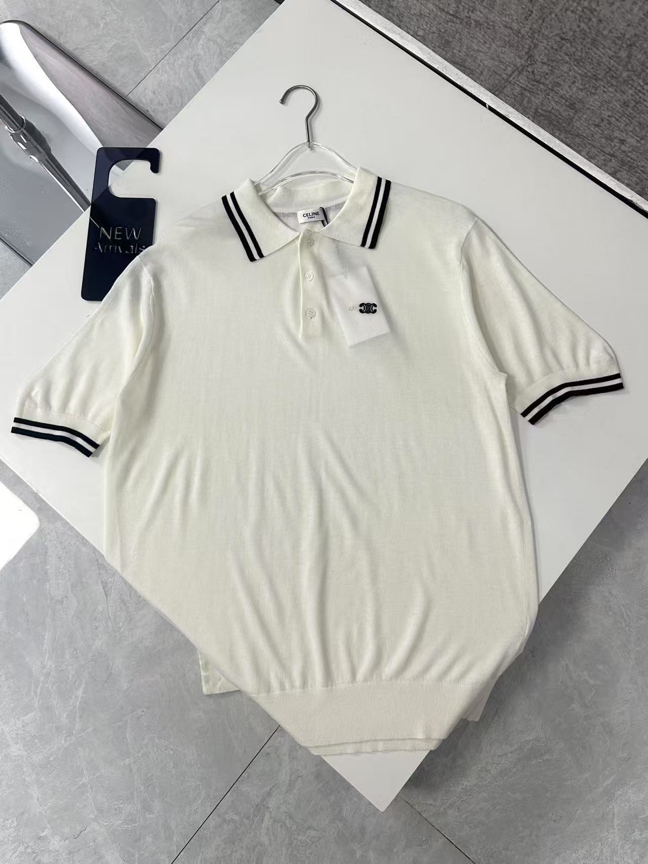 CELINE トリオンフ ポロシャツ / ファインコットン