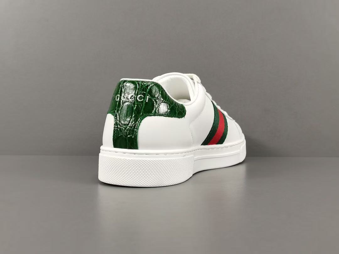 GUCCI 〔エース〕ウェブ ストライプ メンズ スニーカー