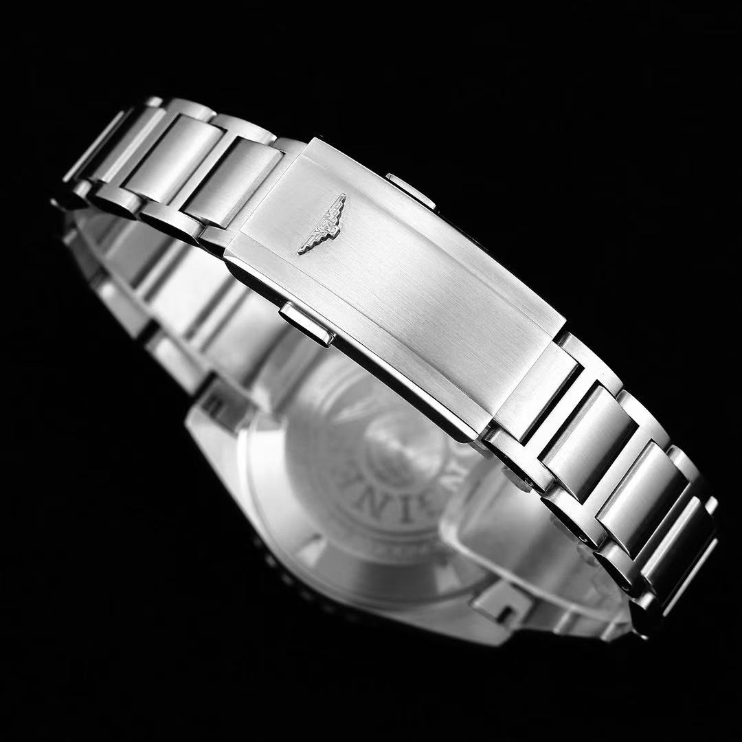 LONGINES  ロンジン  HYDROCONQUEST GMT, L3.790.4.96.6, 自動巻 ウォッチ, Ø 41.00 mm, ステンレススティールとセラミック.