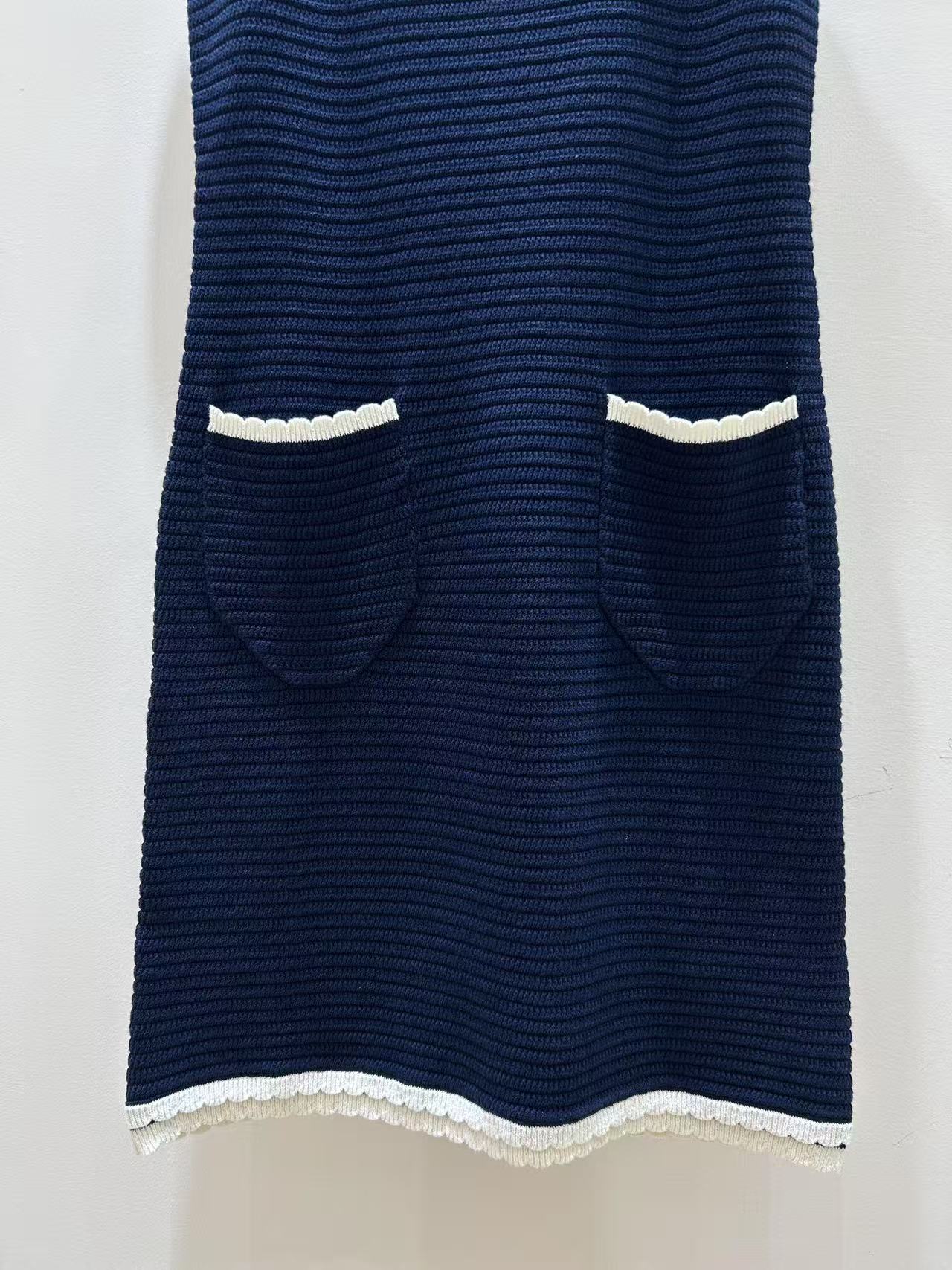 CELINE ミニドレス / クロシェコットン 