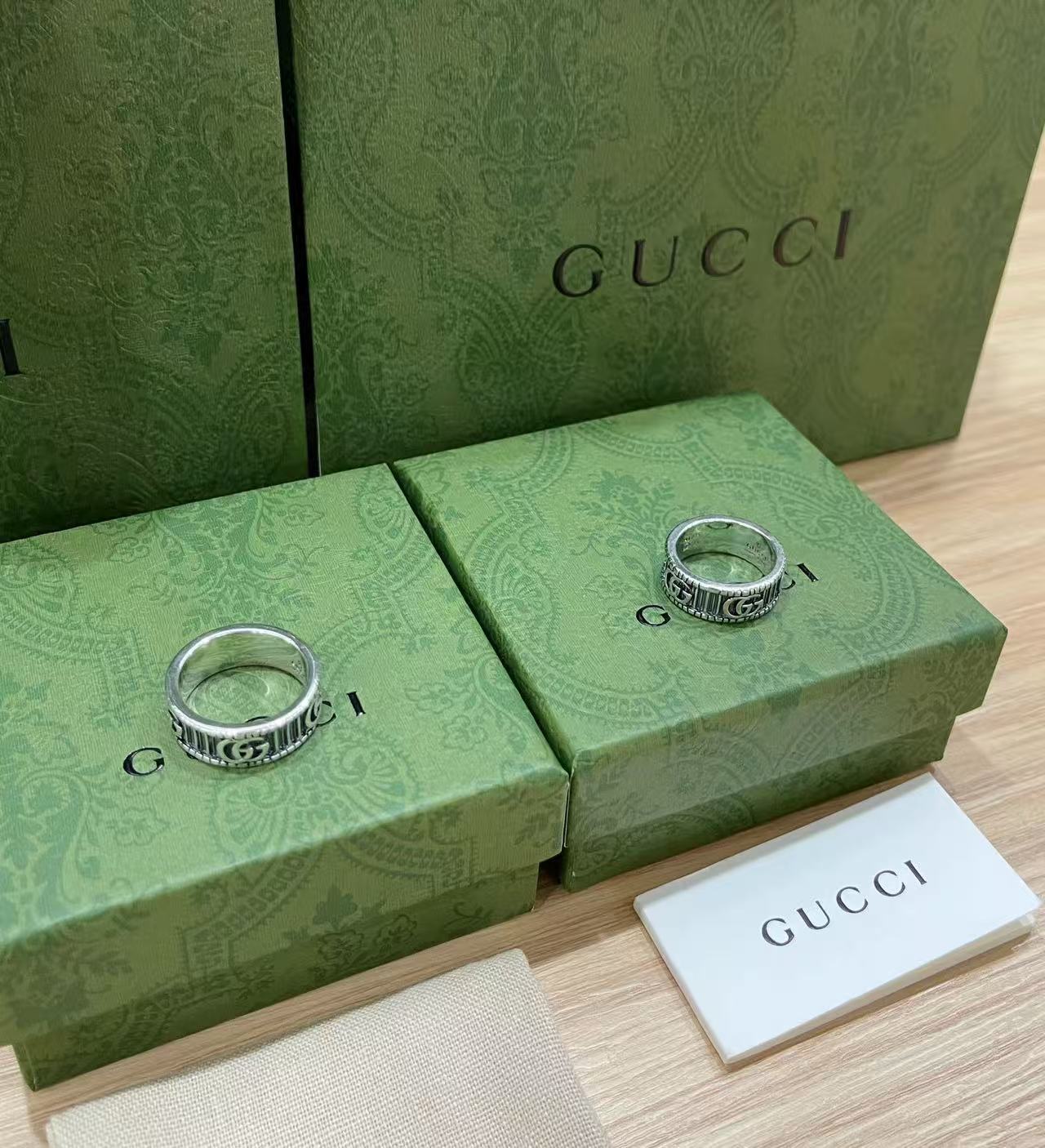 GUCCI ダブルG ワイドリング