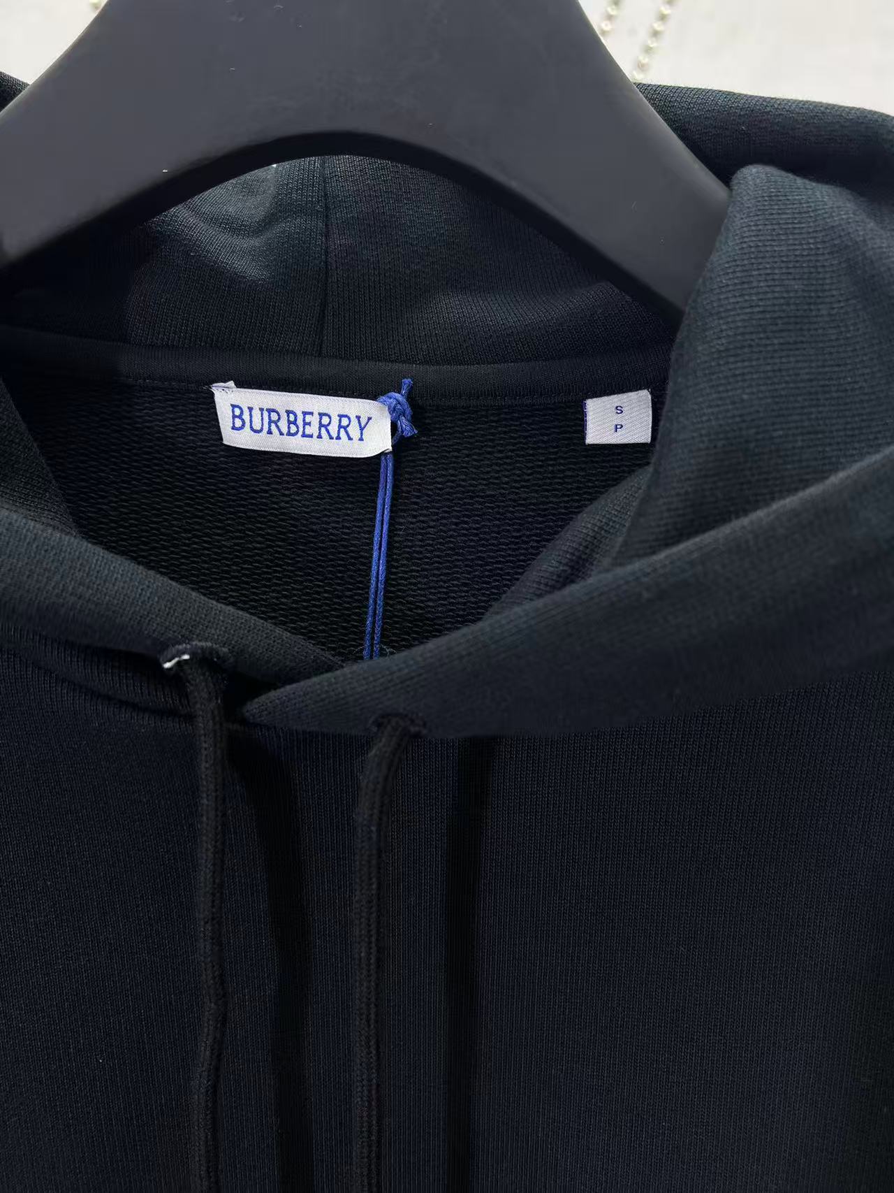 Burberry チェックラベル コットンフーディー