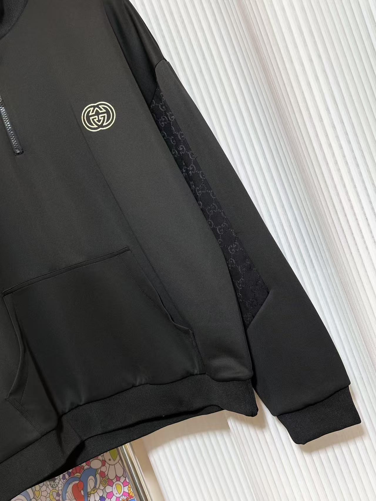 GUCCI テクニカルジャージー ハーフジップジャケット