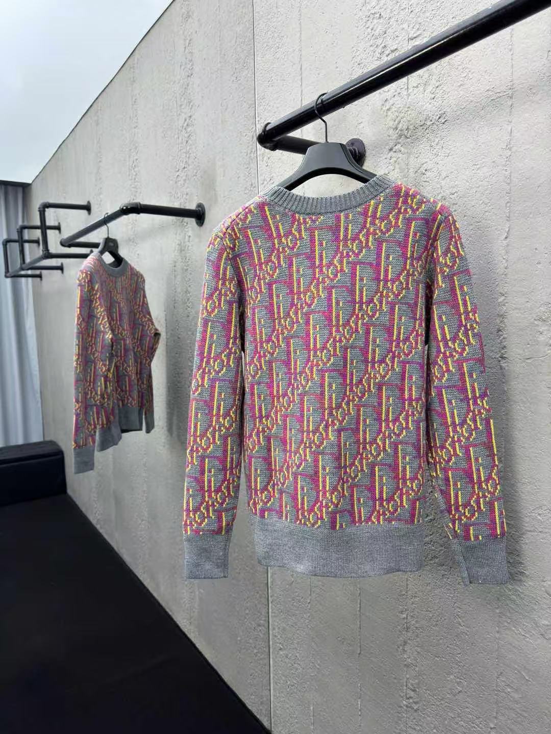 DIOR セーター ディオール オブリーク バージンウール ジャカード