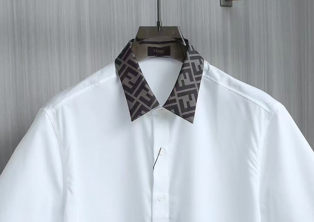 Fendi ホワイトコットン シャツ