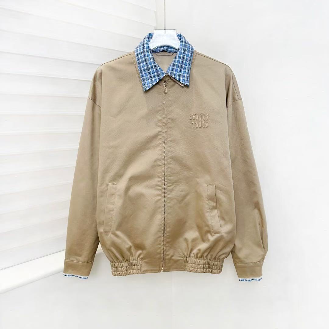 MIUMIU チノ ブルゾンジャケット