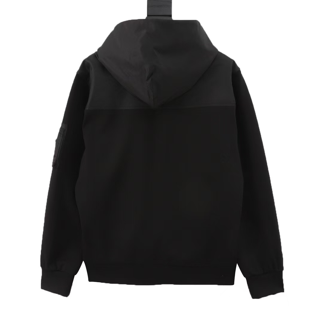 Prada コットンフリースx Re-Nylon フーディー