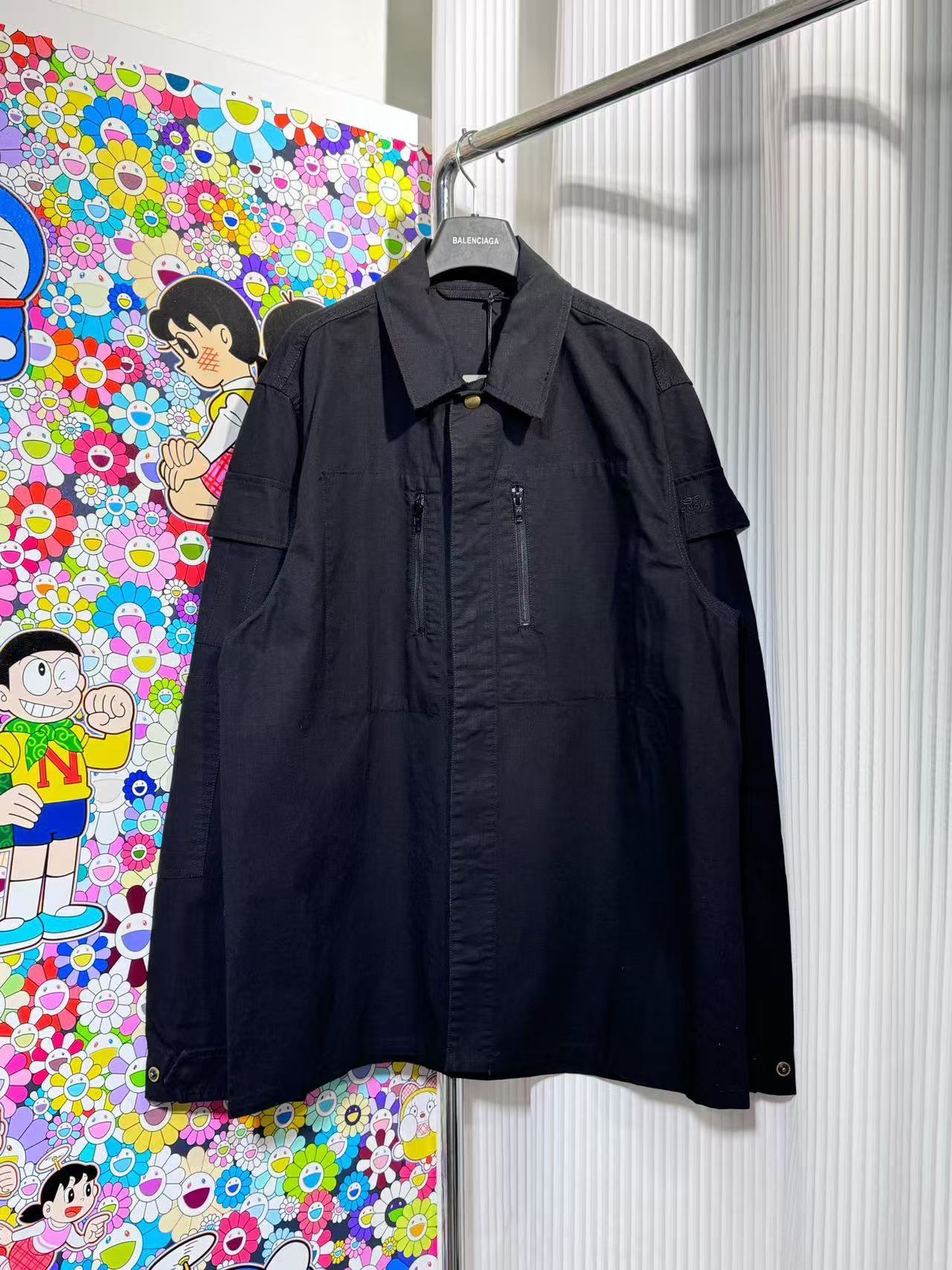 Balenciaga ダークグレー の メンズ MILITARY シャツ