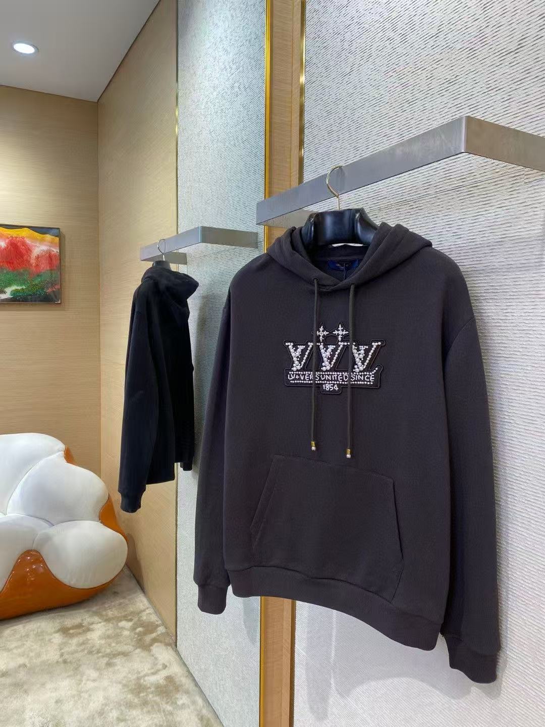 Louis vuitton パールエンベリッシュド フーディ