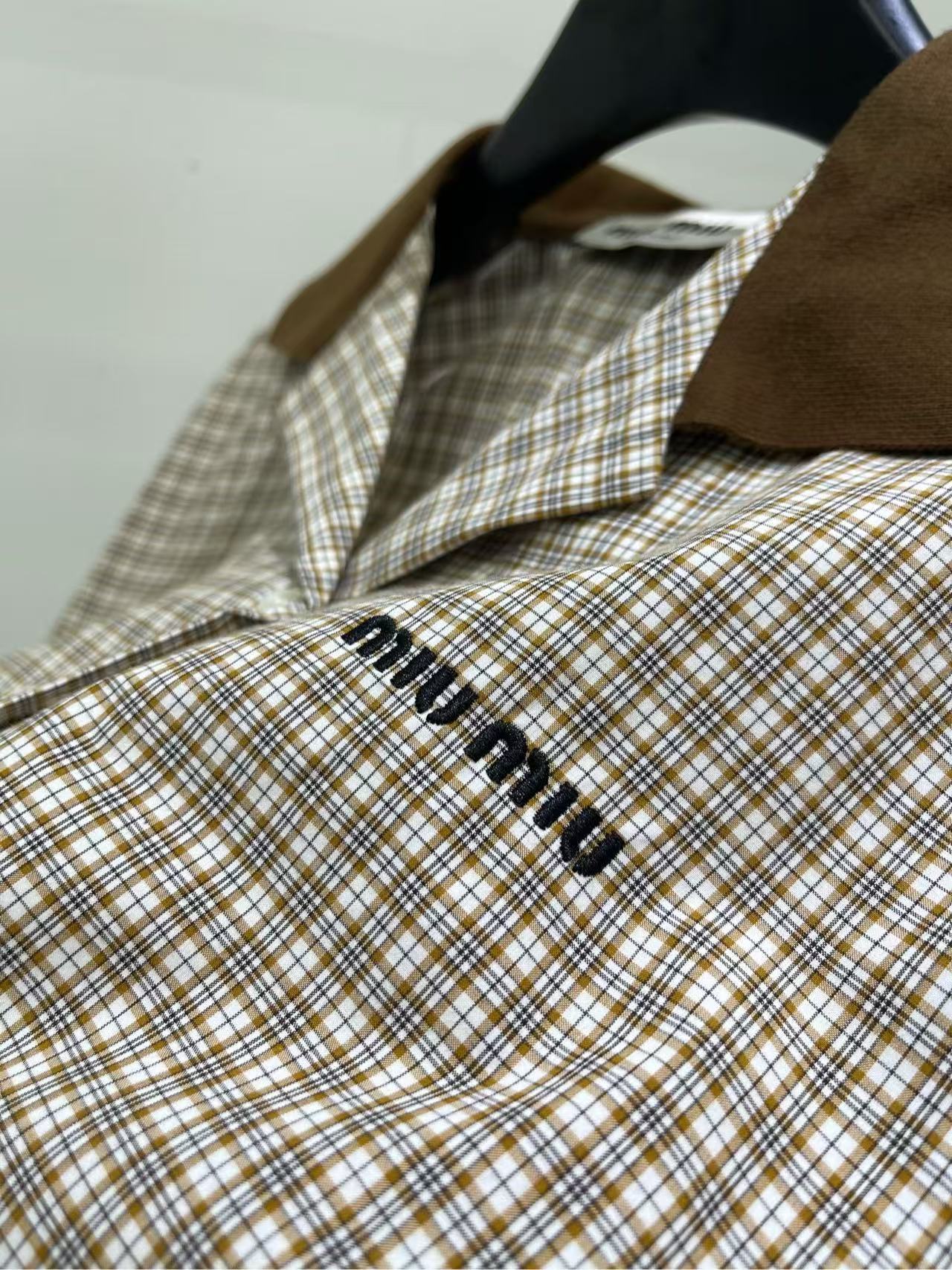 MIUMIU チェック ミニドレス