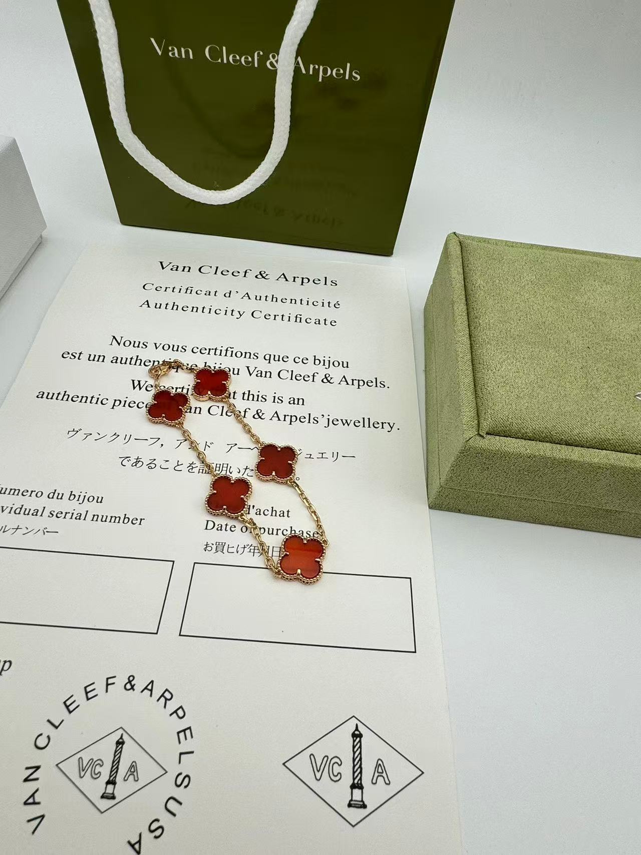 ヴィンテージ アルハンブラ ブレスレット、5モチーフ