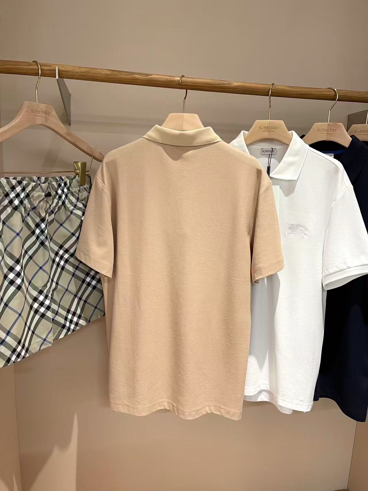 Burberry コットン ポロシャツ