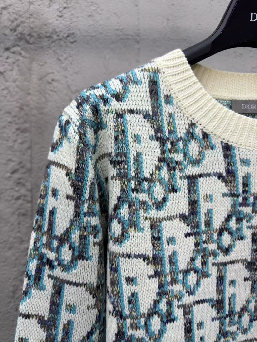 DIOR セーター ディオール オブリーク バージンウール ジャカード