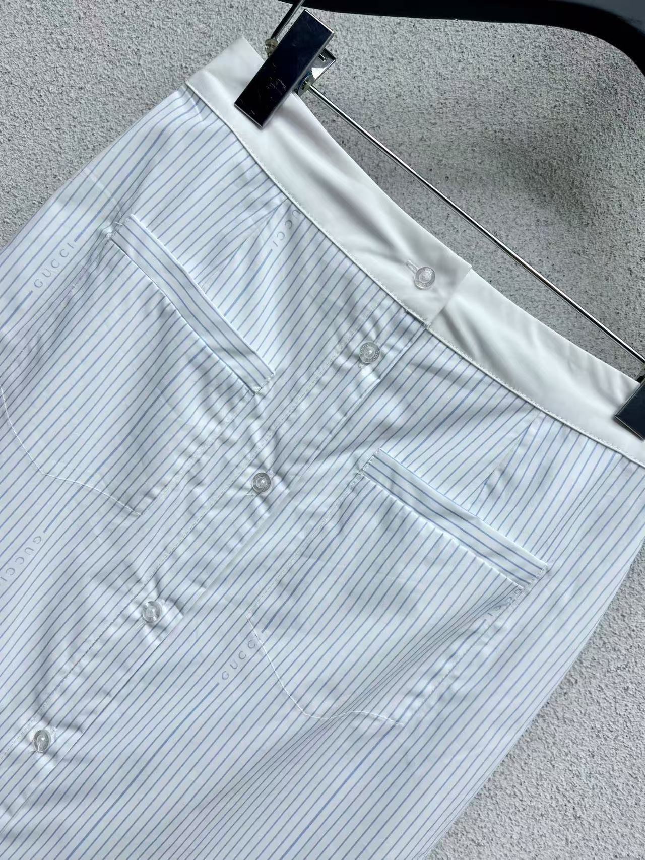 GUCCI コットン フィルクーペ スカート