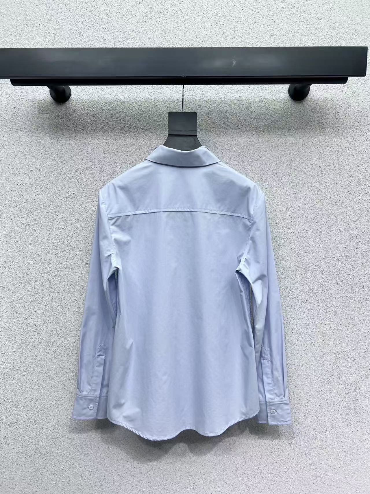 GUCCI エンブロイダリー付き コットンポプリン シャツ