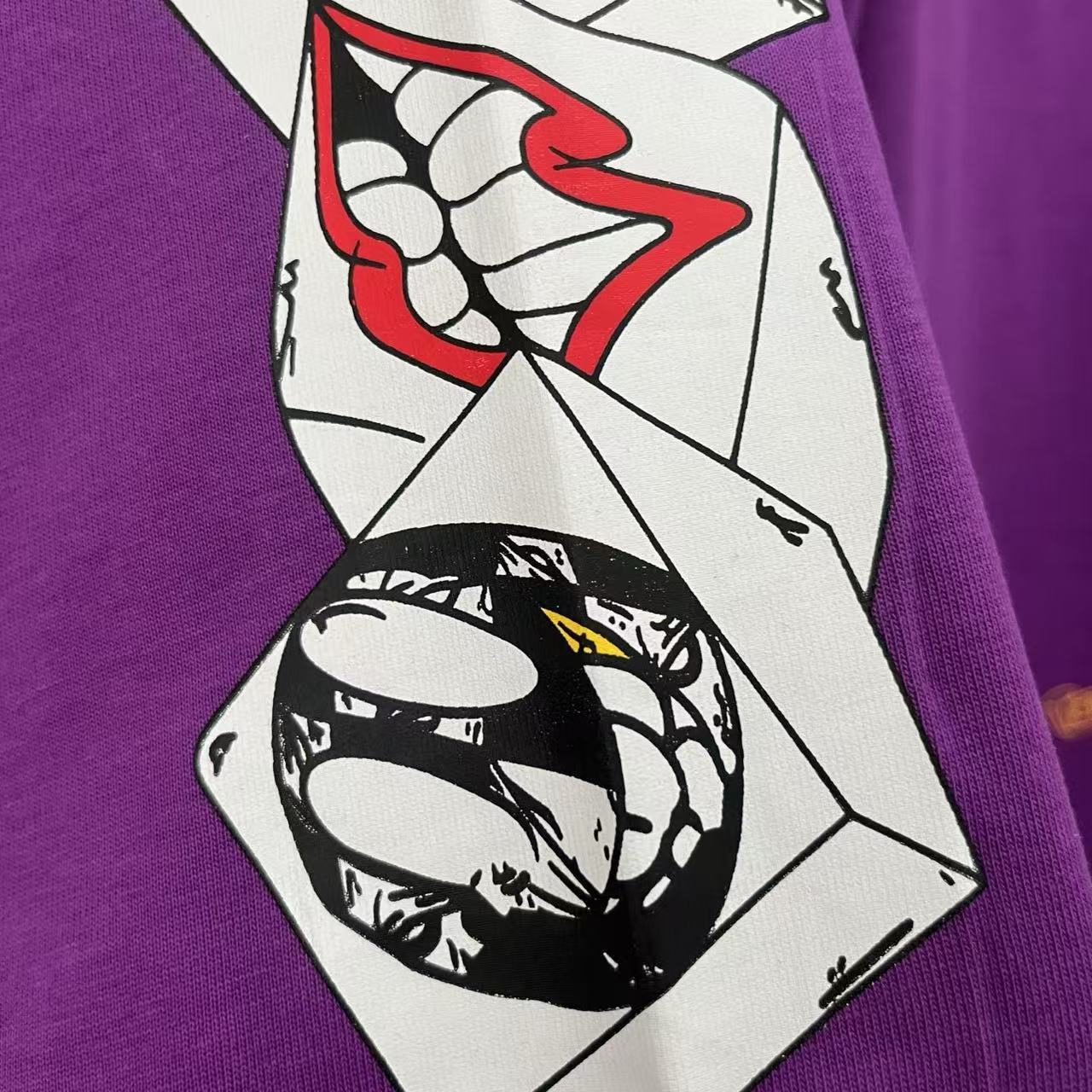 CHROME HEARTS 紫 長袖Tシャツ