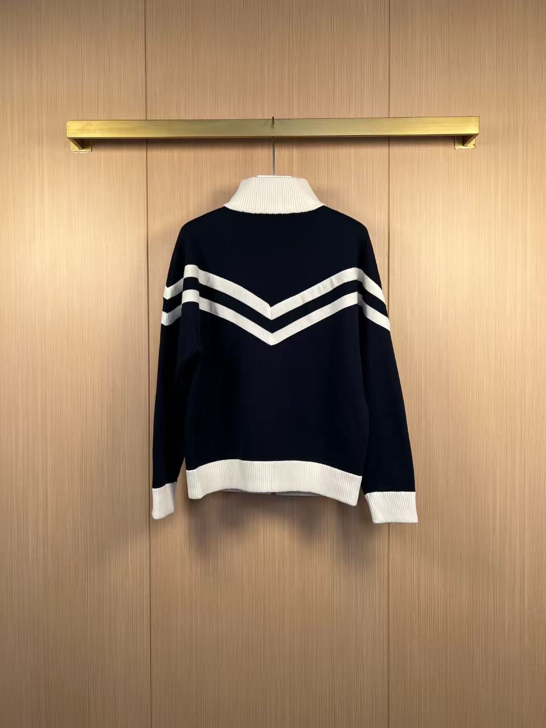 Louis vuitton ニットコットンセーラーブルゾン