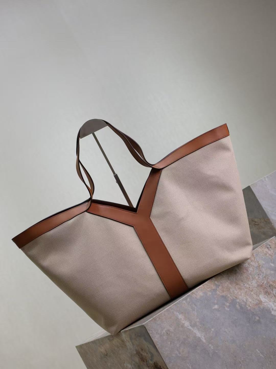 Saint Laurent サンローラン トート（キャンバス&レザー）