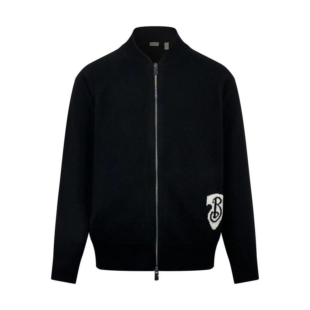 Burberry Bシールド ウールブレンド ボマージャケット