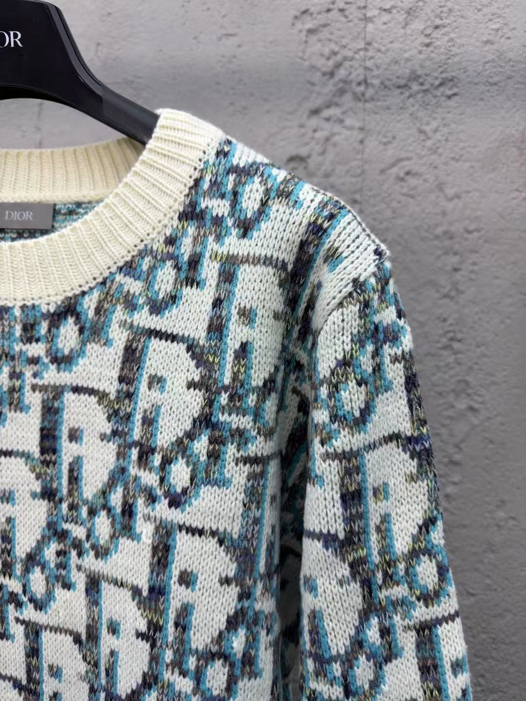 DIOR セーター ディオール オブリーク バージンウール ジャカード