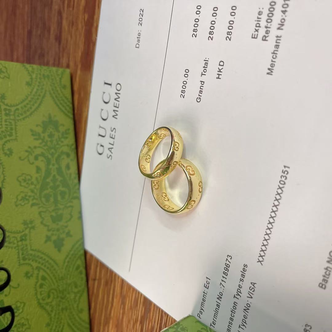 GG 18K ワイド リング