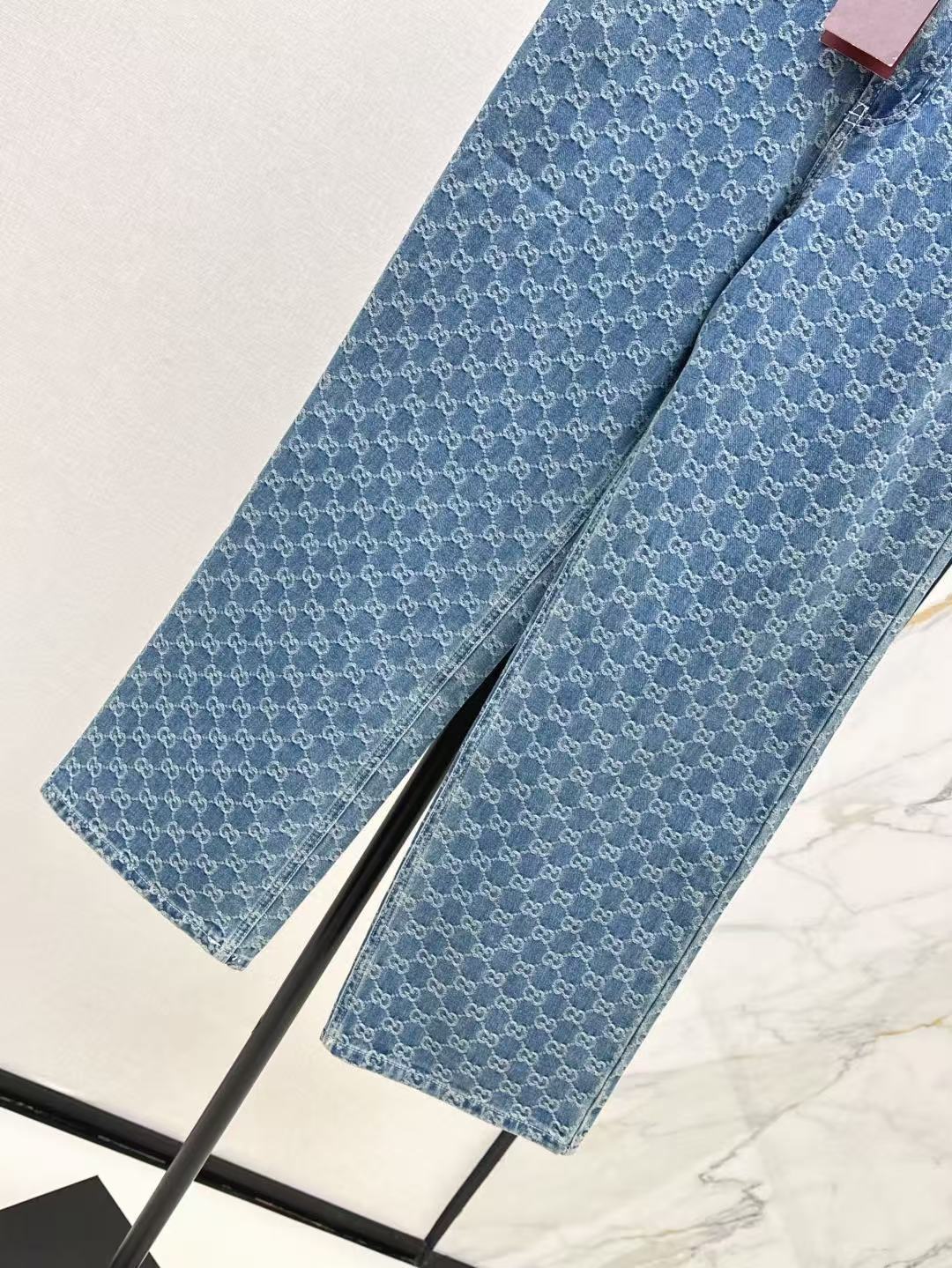GUCCI GGデニムジャカード パンツ