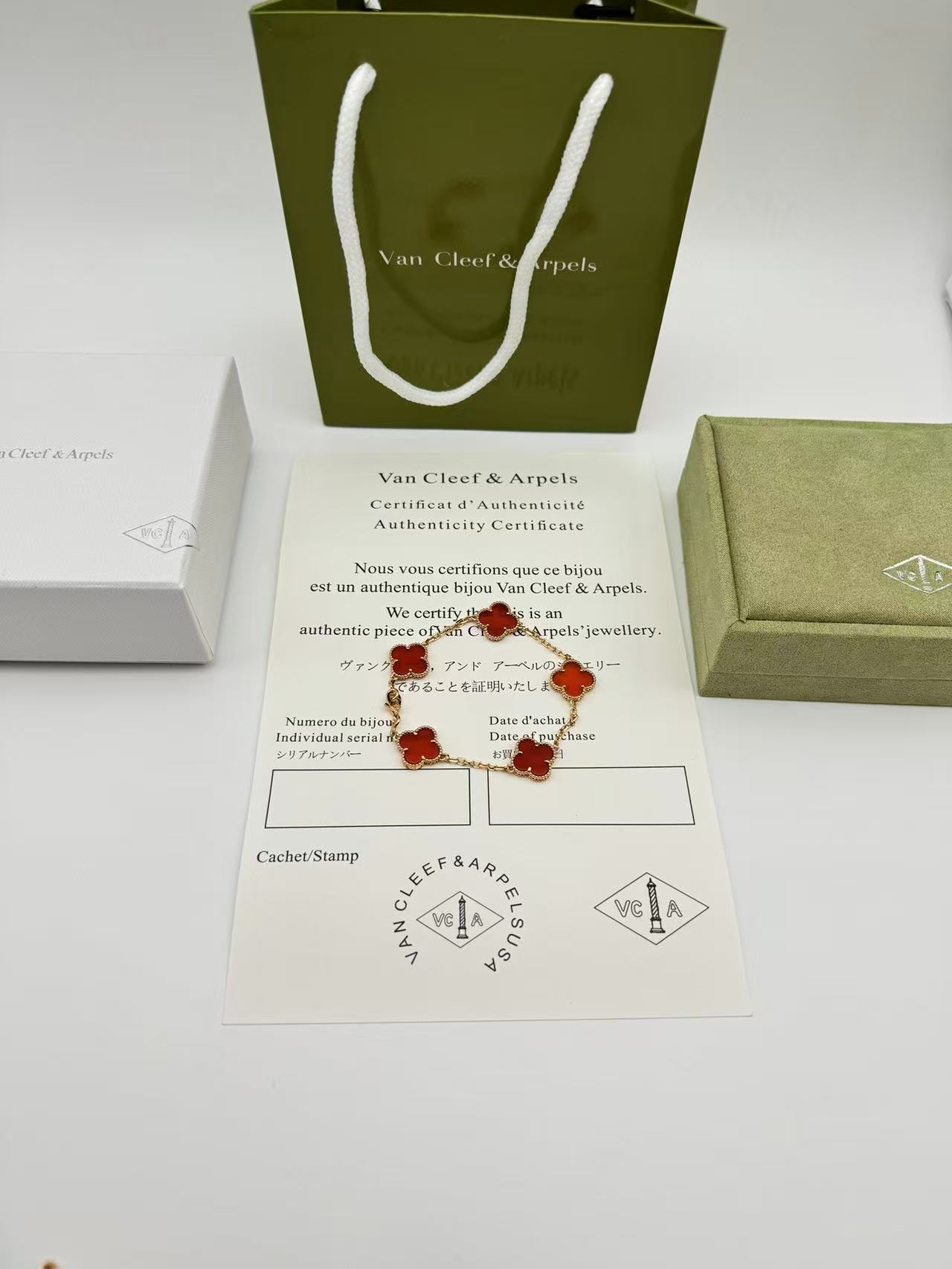 ヴィンテージ アルハンブラ ブレスレット、5モチーフ