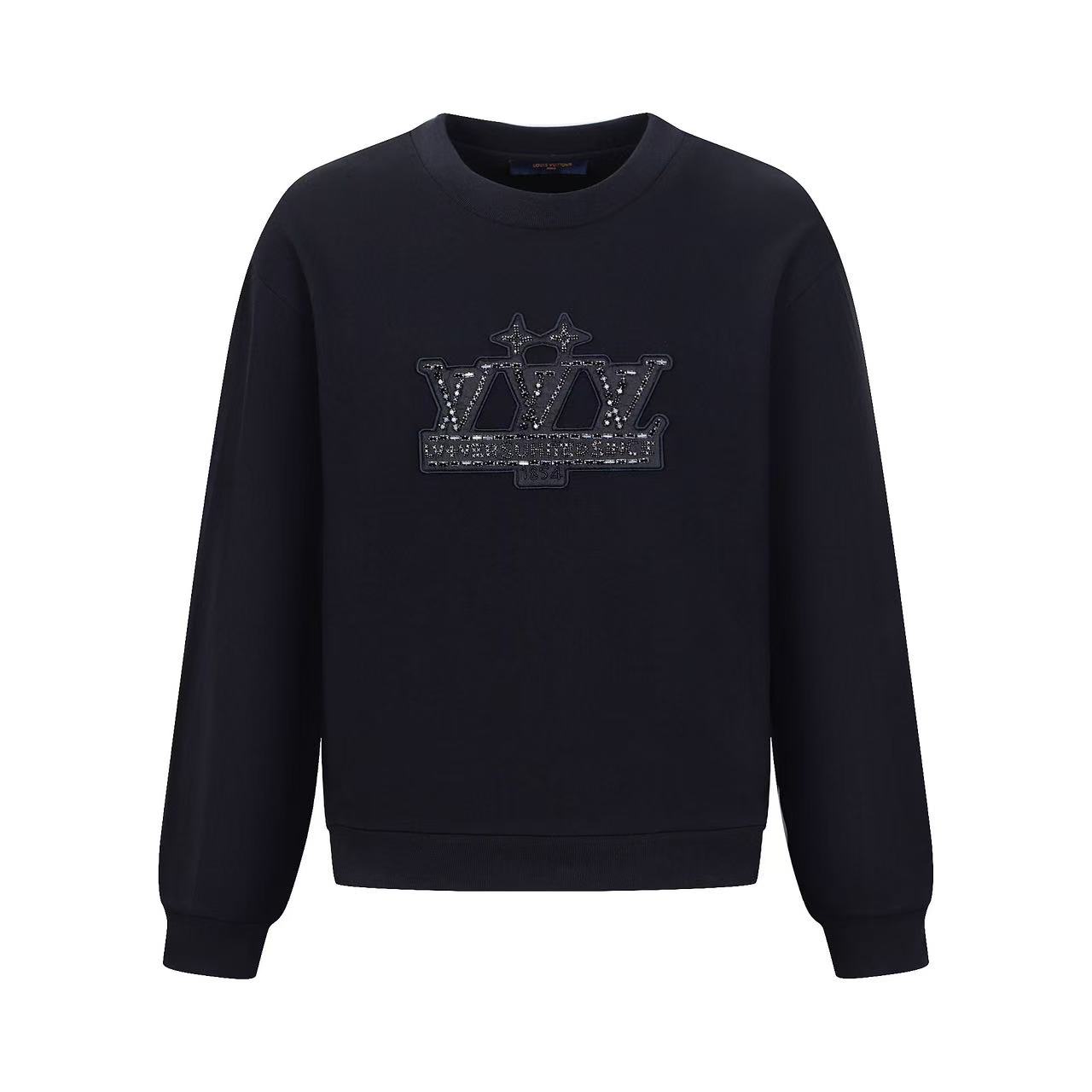 Louis vuitton エンべリッシュド シグネチャーパッチ スウェットシャツ