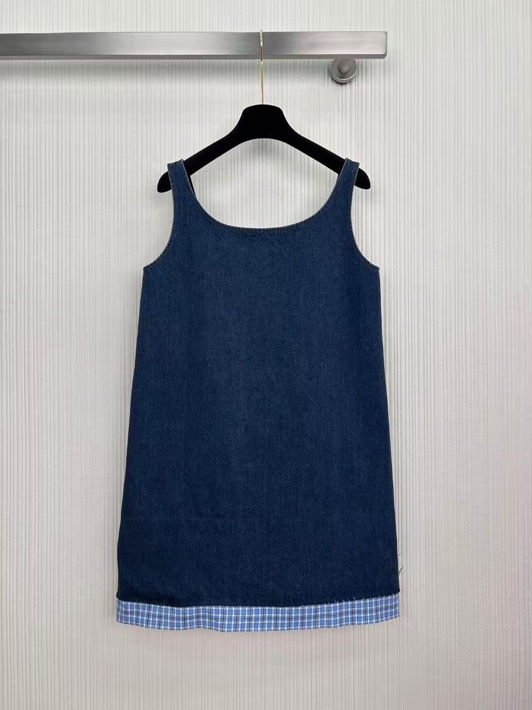 MIUMIU ウォッシュドデニム ミニドレス