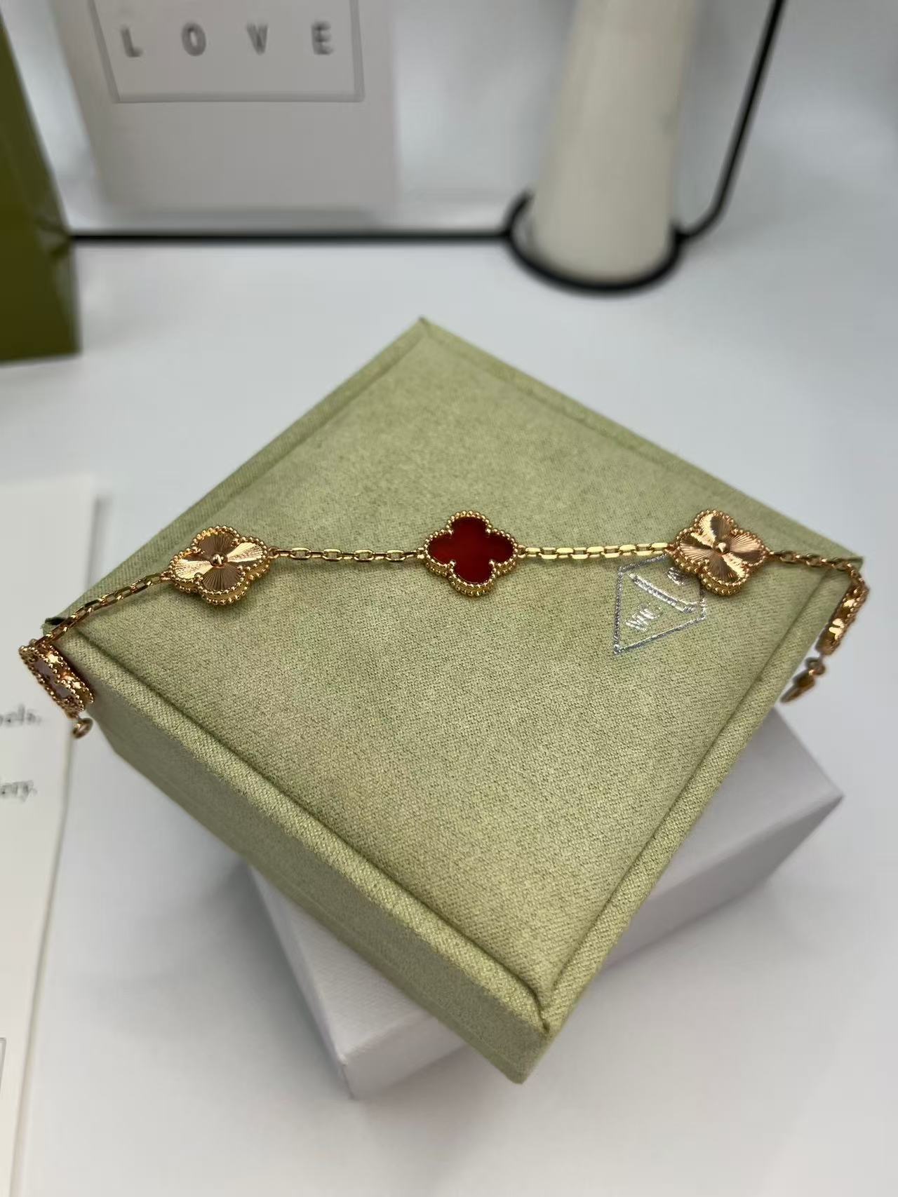 ヴィンテージ アルハンブラ ブレスレット、5モチーフ