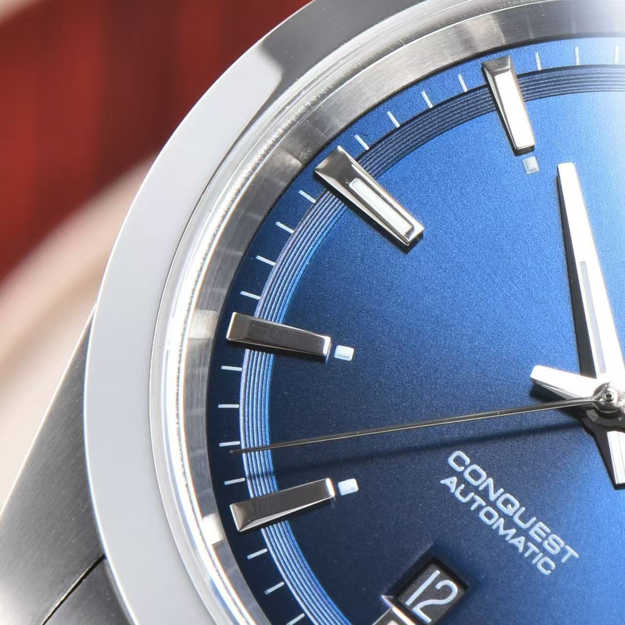 LONGINES  ロンジン  コンクエスト, L3.830.4.92.6, 自動巻 ウォッチ, Ø 41.00 mm, ステンレススティール.