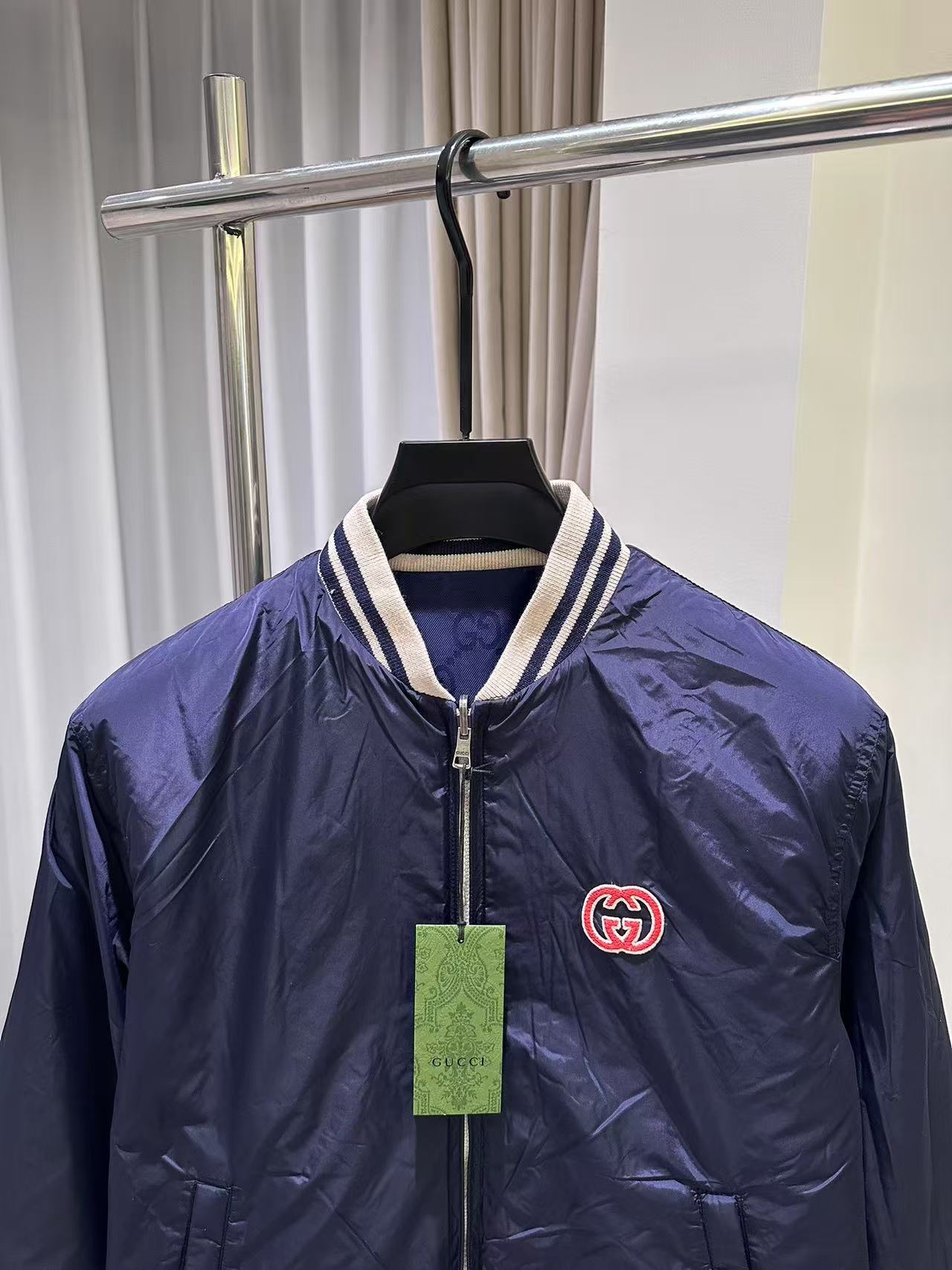 GUCCI リバーシブル ナイロンキャンバス ジャケット