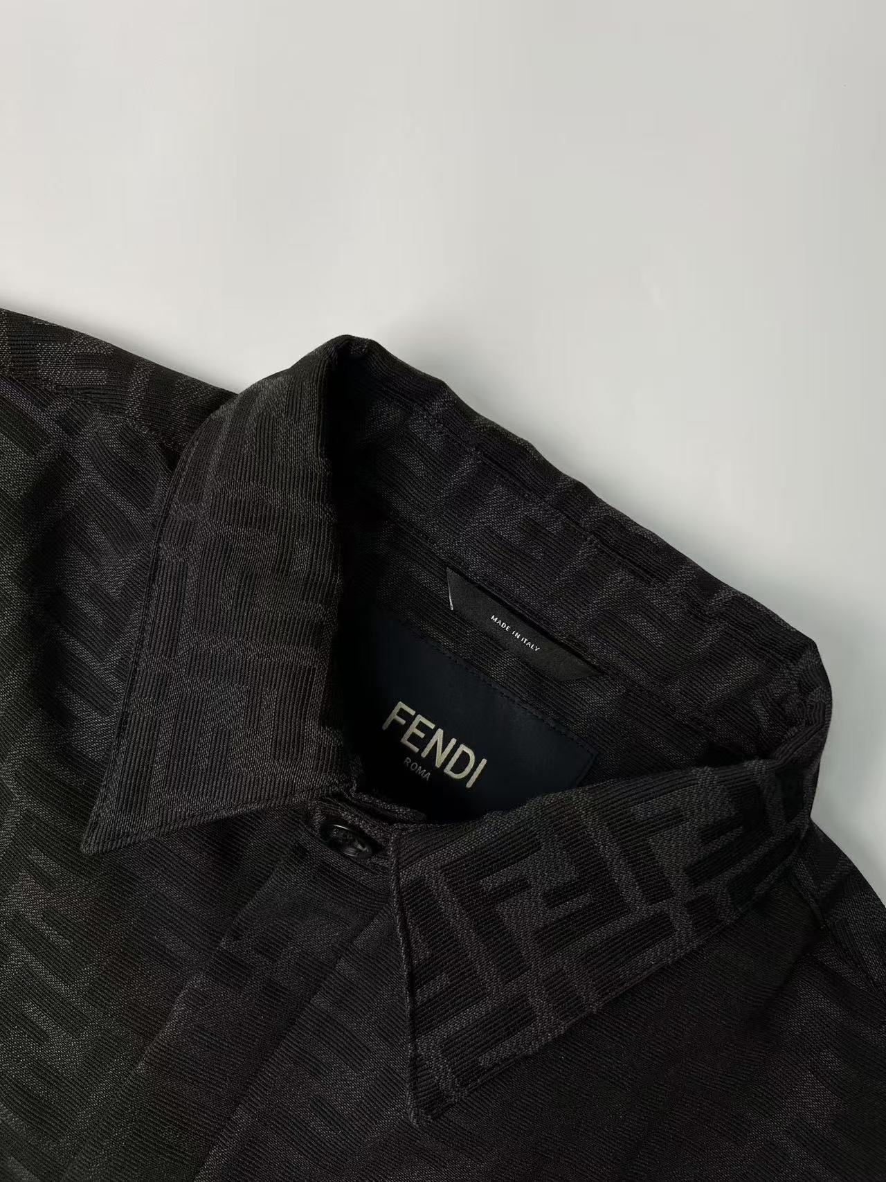 Fendi ブラックFFキャンバス Go-To ジャケット