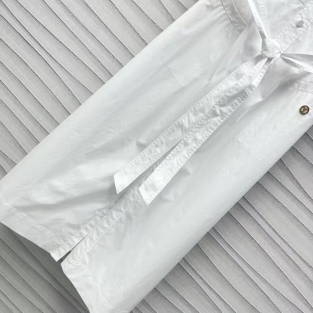 Louis vuitton パフスリーブ シャツドレス