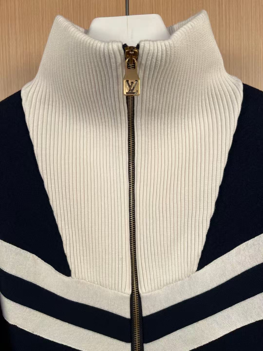 Louis vuitton ニットコットンセーラーブルゾン