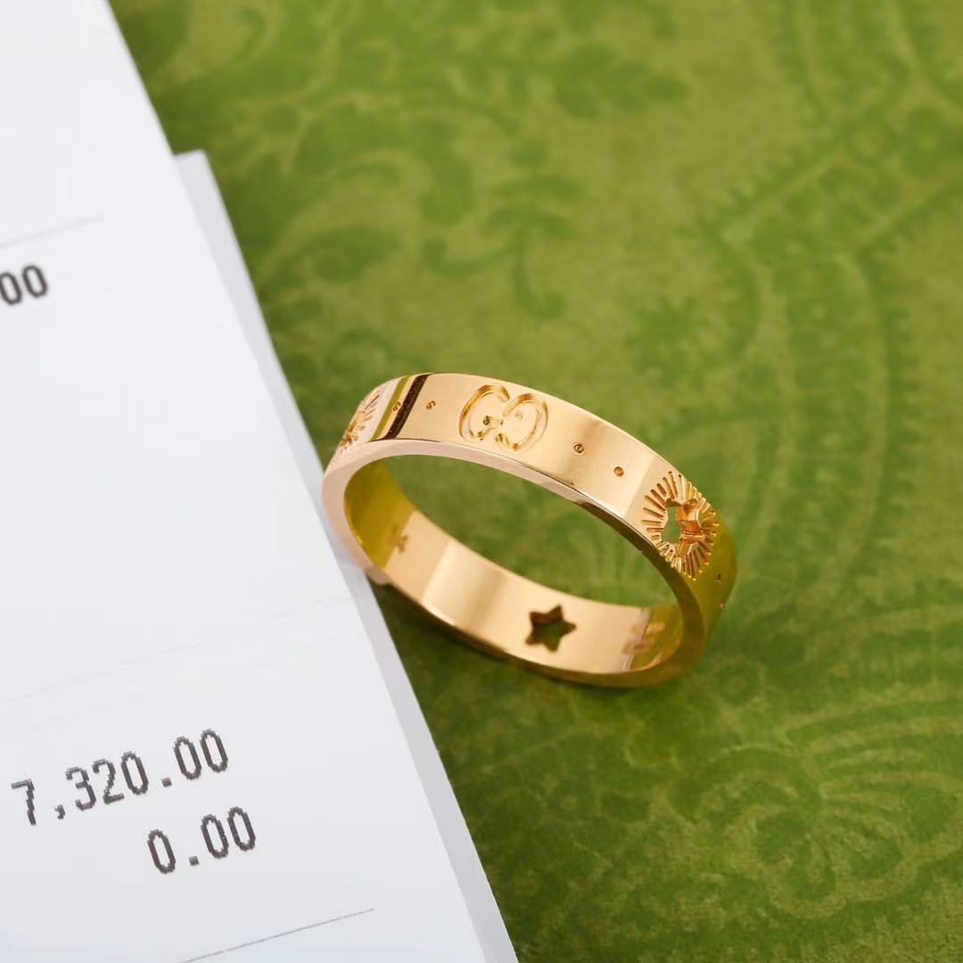 オンライン限定 スター イエローゴールド リング