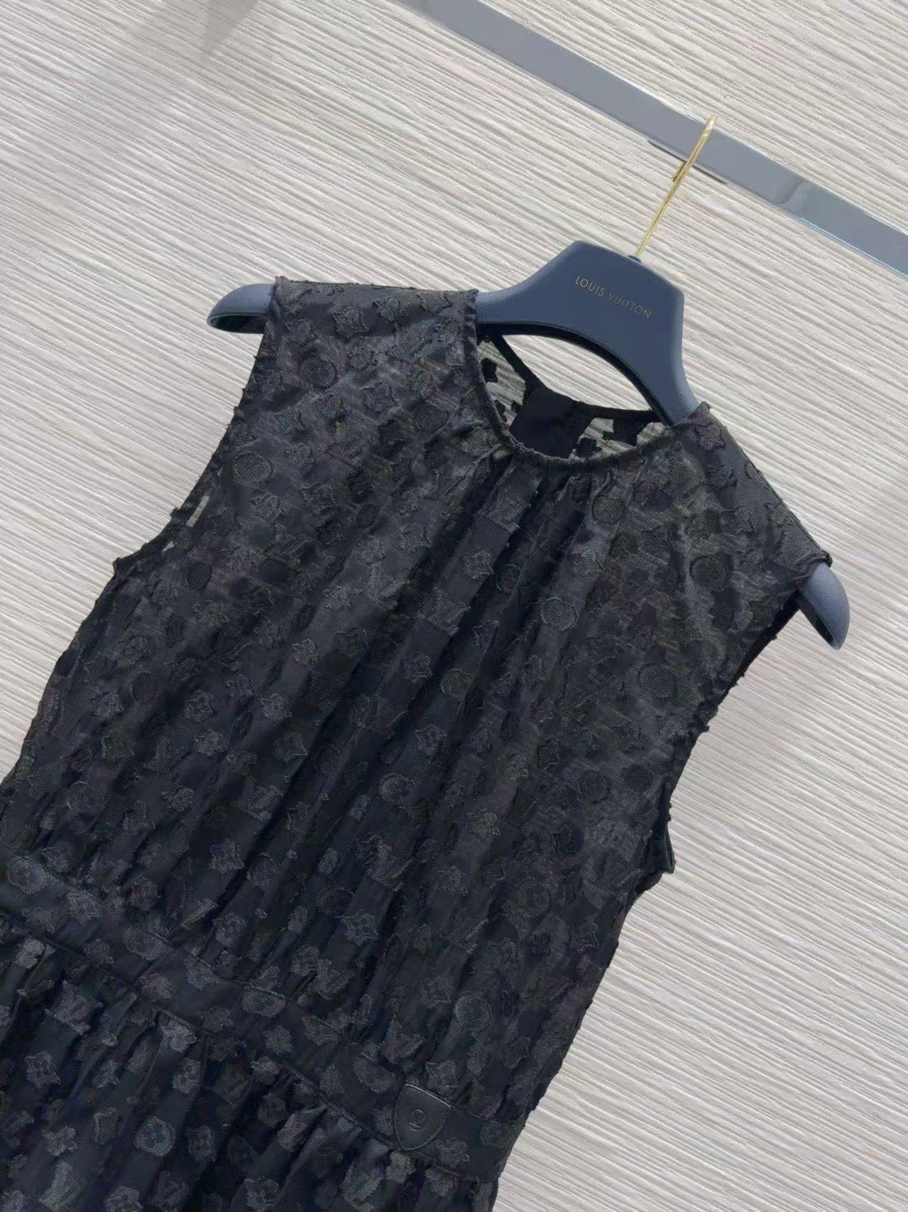 Louis vuitton モノグラム フィルクーペ ティアードドレス