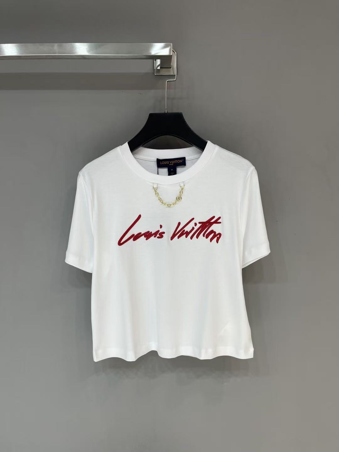 Louis vuitton カーシブ シグネチャー クロップトップ