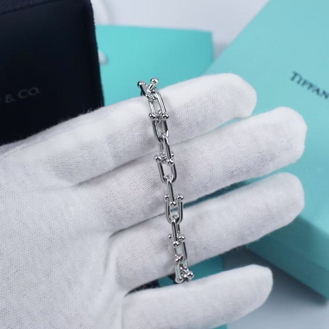 ティファニー ハードウェア スモール リンク ブレスレット スターリングシルバー