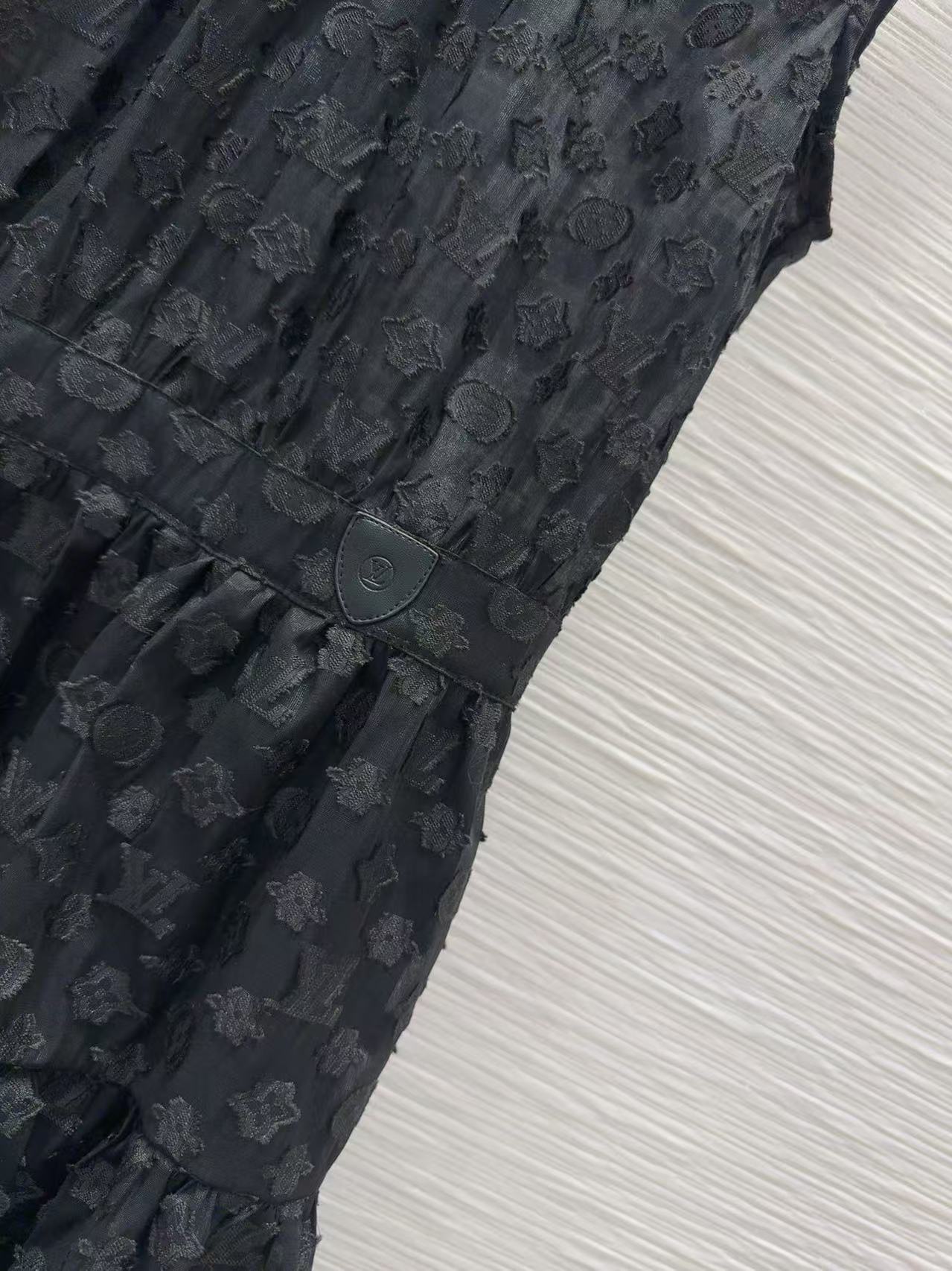Louis vuitton モノグラム フィルクーペ ティアードドレス
