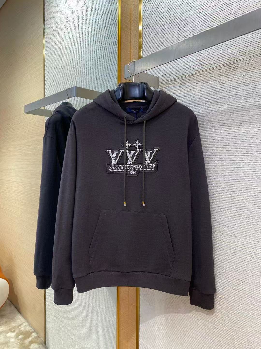 Louis vuitton パールエンベリッシュド フーディ